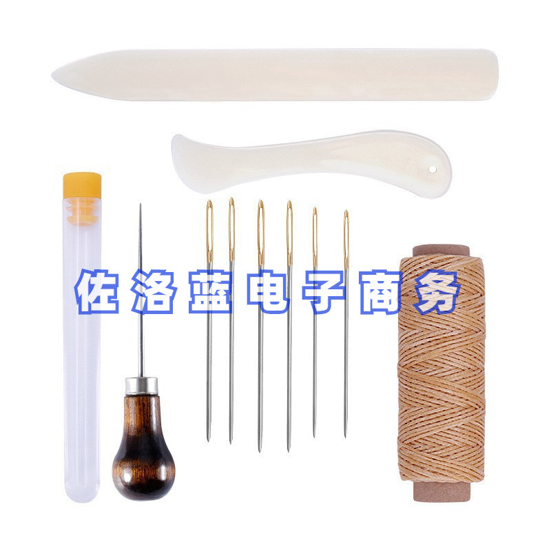 Venta caliente transfronteriza Artículos de cuero Artesanía Herramientas de cuero Cuero DIY Juego de costura a mano Paquete de artesanía de cuero Herramientas de arte de cuero