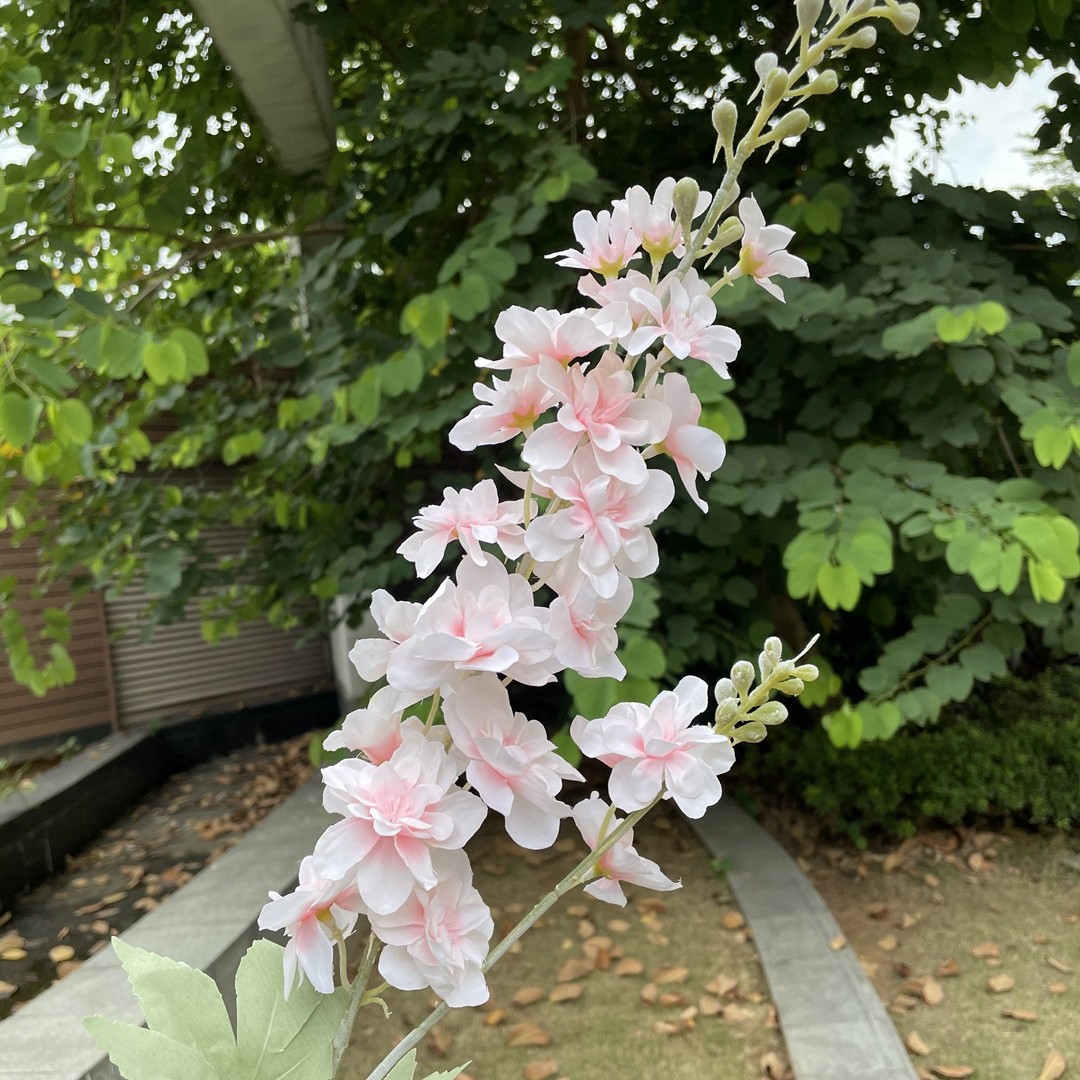 Simulación del Día de San Valentín rosa fabricante 3 sola rama multi-cabeza rosa decoración de la boda flor falsa al por mayor