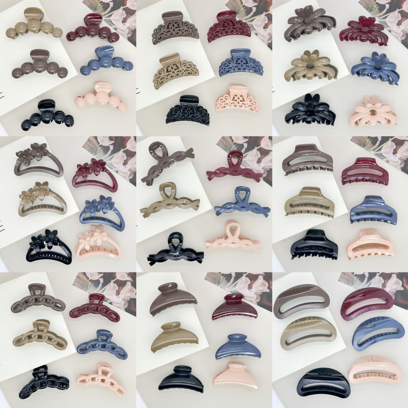 Pearl twist hair clip with plastic embellishment women's Korean side clip Korean style individually packaged pastoral two-yuan store accessories
