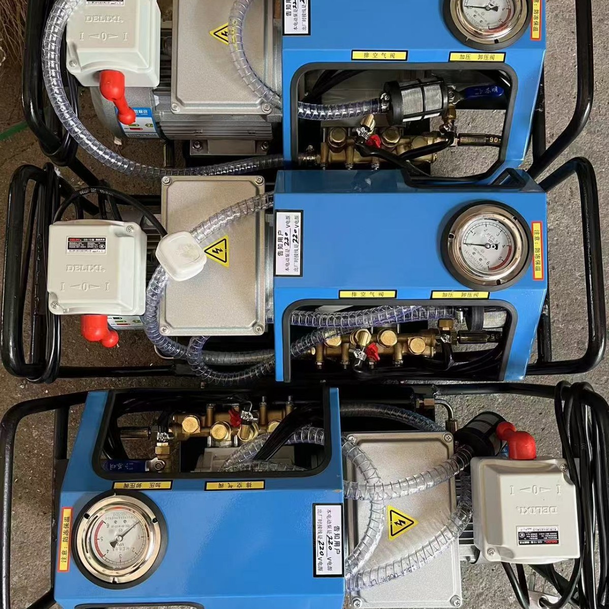 锋泰 矿用打压泵 电热式皮带硫化机电动水压泵LB-7X10 证件齐全