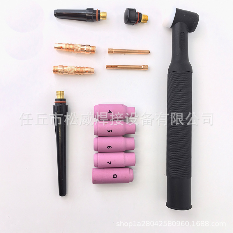 瓷嘴导流体钨极夹钨针夹长短尾帽WP17/18/26氩弧焊枪配件瓷嘴咀导