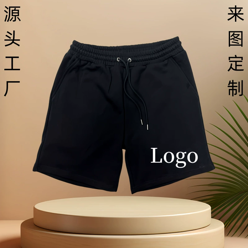 Фабричный Заказ Махровые мужские повседневные шорты летние новые свободные спортивные штаны баскетбольные тренировочные штаны на заказ