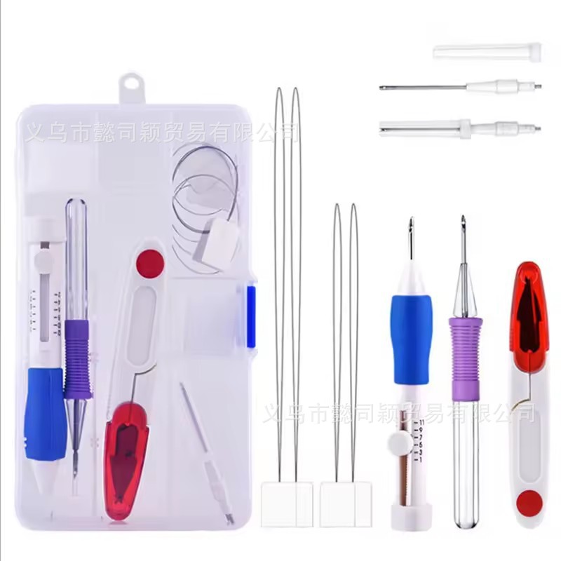 Mágica DIY Manual Embroidery Pen   Kit de herramientas de costura Punch Needle