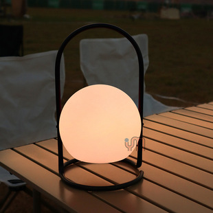 Metal Stand Rechargeable Night Light Bedroom Bedside Sleep Light Baby Feeding Portable Creative Portable Eye Protection Table Lamp