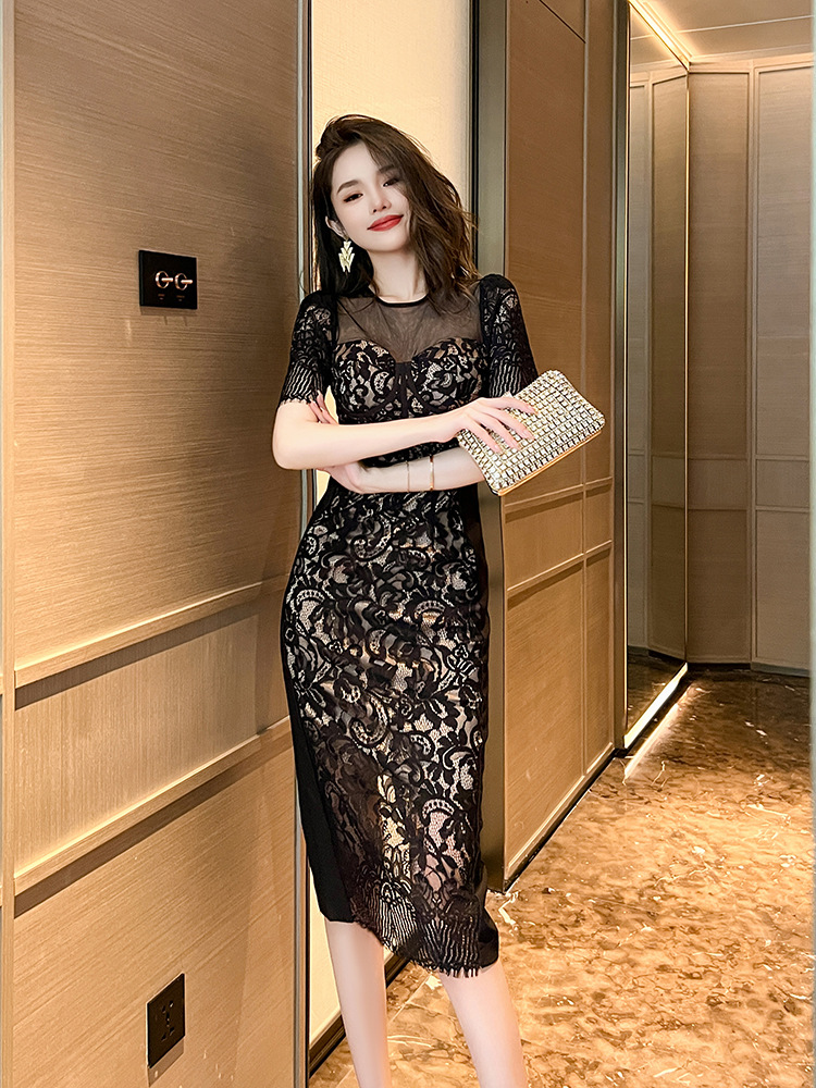 B5704 1220K VÁY ĐẦM LIỀN THÂN NỮ CHOTDNG MÙA HÈ TRÔNG TRẺ HƠN TUỔI THỜI TRANG NỮ REN G04 SẢN PHẨM MỚI