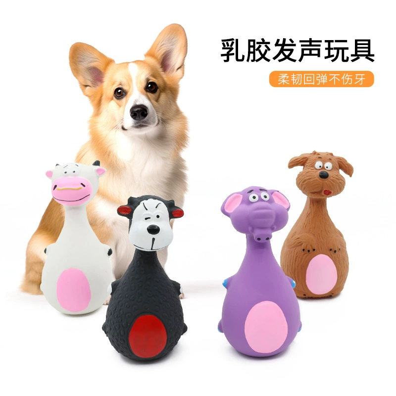 Эксклюзивная для домашних животных латексная игрушка, издающая звуки, устойчивая к укусам и играемая, прямые продажи с фабрики, жевательная игрушка для собак, издающая звуки, снимающая скуку