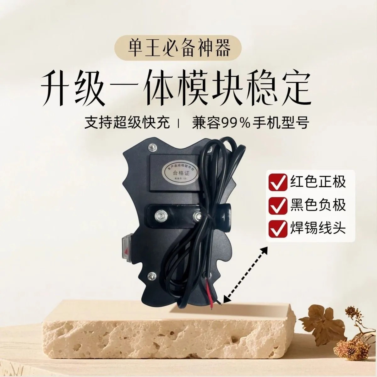 Factory Direct Sales Car Charger Waterproof Magnetic Charging Phone Holder Rider Super Fast Charging Electric Vehicle Motorcycle