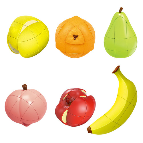Panxin Fruit Rubik's Cube Series Banana Lemon Peach Pear Orange Alien 3rd Level 3rd Level Children's Rubik's Cube