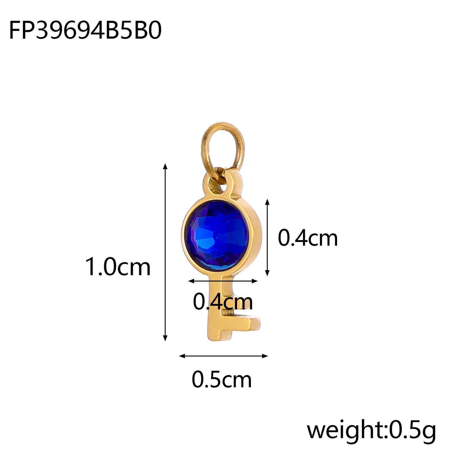 1g Weight Pendant Jewelry Making Type DIY Ornament Accessories Classification 1 Piece Quantity 304 Stainless Steel Material Key Pattern All Seasons Season Inlay Design Vacation, Classic Style Style 1 Piece 304 Stainless Steel Key Pendant 9