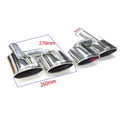 Suitable for Mercedes-Benz Exhaust Car muffler - type-h-silver-mouth