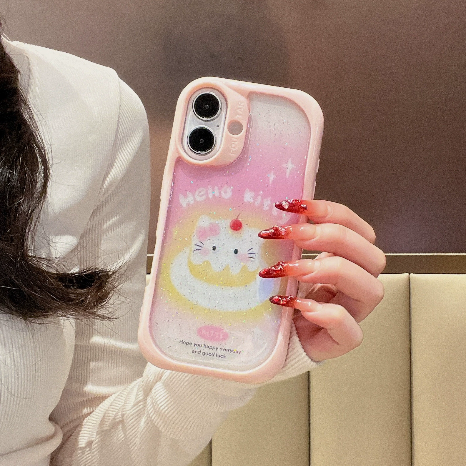 Hello Kitty, яблоко, милый совместимый чехол для iPhone 15, iPhone 14 Pro, чехол для телефона, iPhone 14