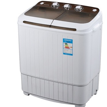 Double Barrel Semi-automatic Washing Machine Dewatering Stainless Steel Barrel Underwear Washing Machine Mini Small Household Washing Machine