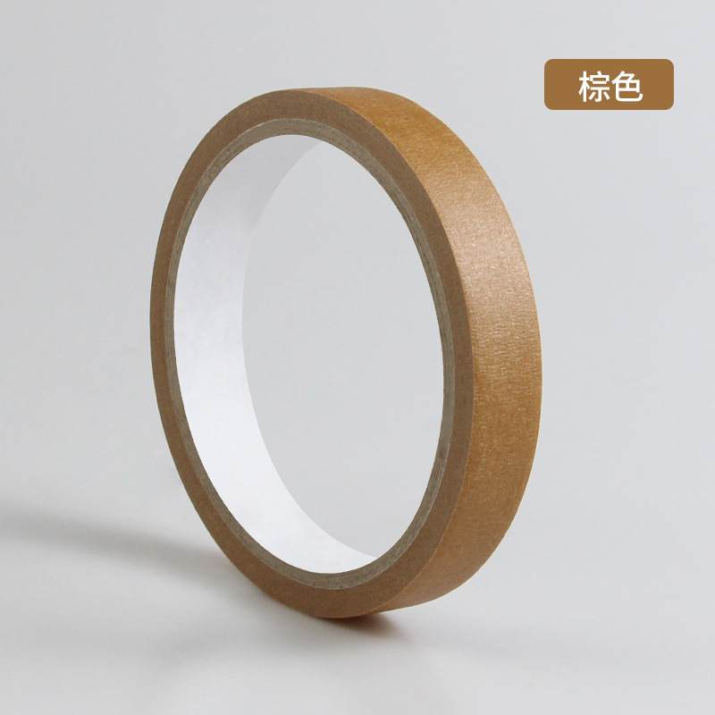 Weiyi color pintura del coche de una sola cara crepe decoración adhesiva decoración cubierta de lágrima mano cinta de papel adhesiva de alto adhesivo