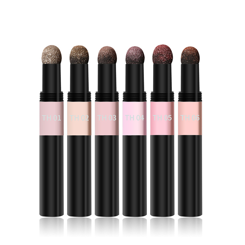 Amazon Venta caliente manicura cojín de aire pluma mágica oro de lujo sólido espejo mágico polvo espejo harina mágica cojín de aire pluma