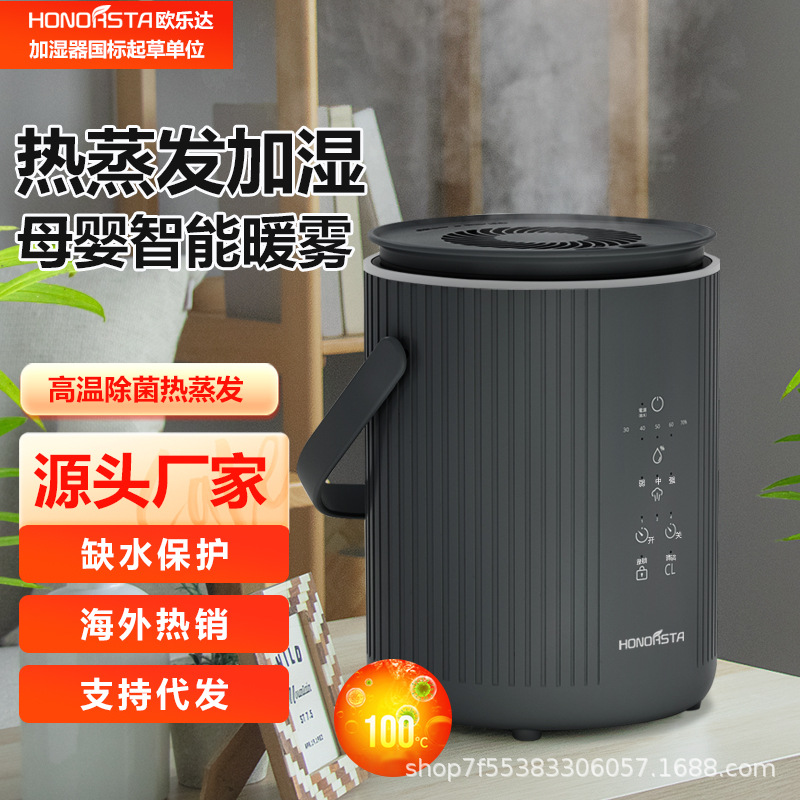 Heat Evaporation Humidifier Bedroom Heating Steam Maternal and Infant Grade Air Household Silent High Temperature Distillation Sterilization