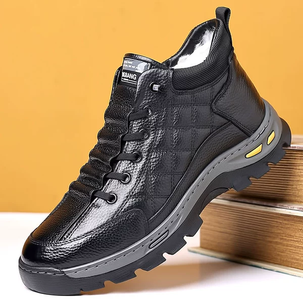 Black (wool lining, side zip)