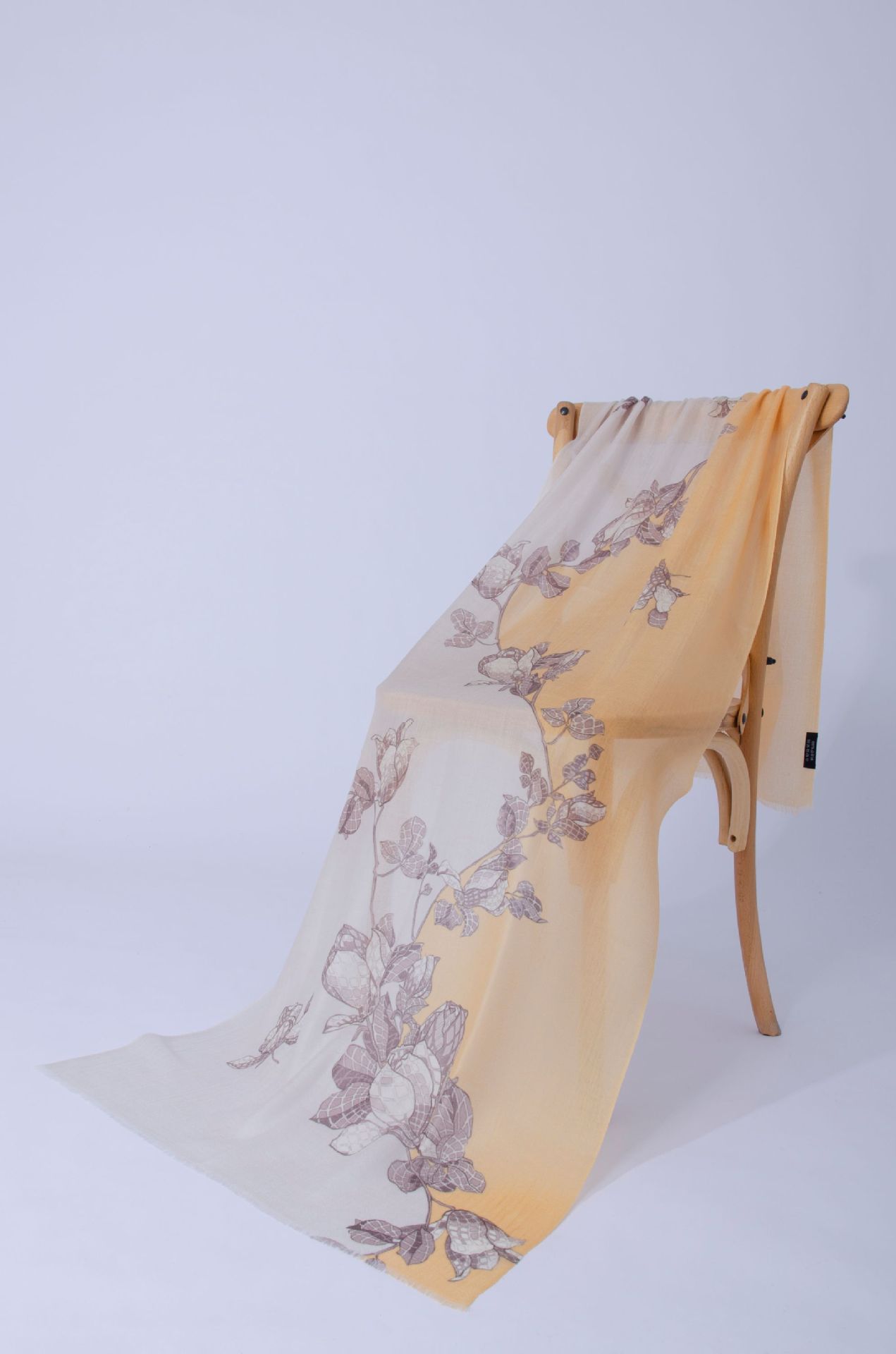 Fábrica de Mongolia Interior cabello recto de cachemira pura impresión por computadora de pulverización otoño y invierno cuatro estaciones ligera y delgada bufandas de moda