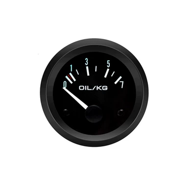 2-Inch 52mm Black Dial automobile instrument