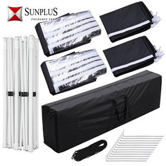 Sunshade canopy rain shelter stall four-legged hotel banquet tent with transparent surround cloth advertising sunshade canopy wholesale