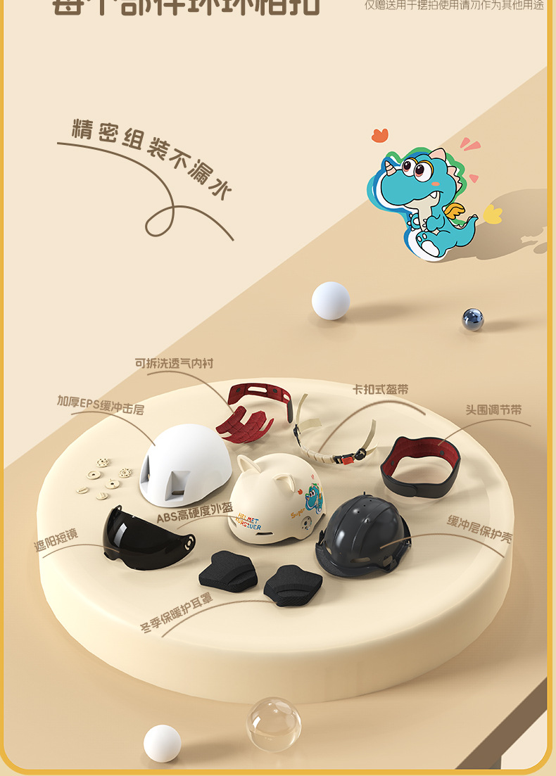 New National Standard 3C Certified Children's Helmet Boys and Girls Electric Motorcycle Kids Spring Four Seasons Baby Safety Half Helmet