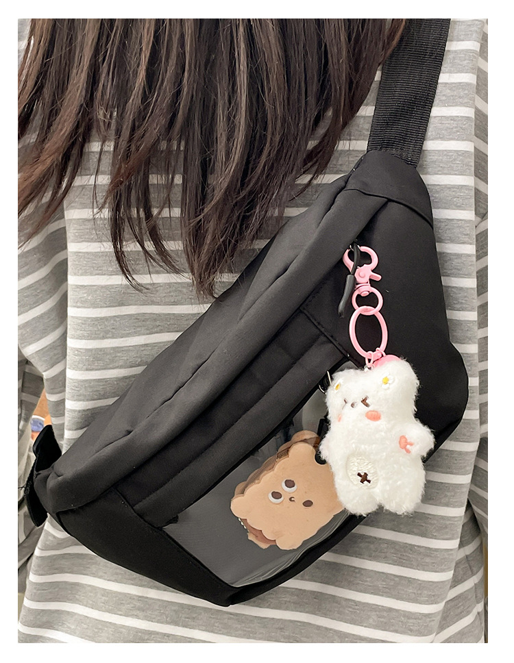 Japanese-style Instagram niche chest bags are selling well. Simple and versatile solid-color crossbody bags and Instagram student fresh single-shoulder bags are also selling well undefined