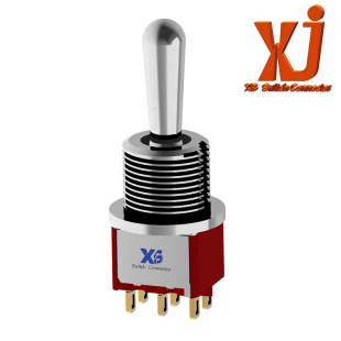 Supply in stock hexapod rocker switch rocker switch vertical hexapod plug-in toggle switch