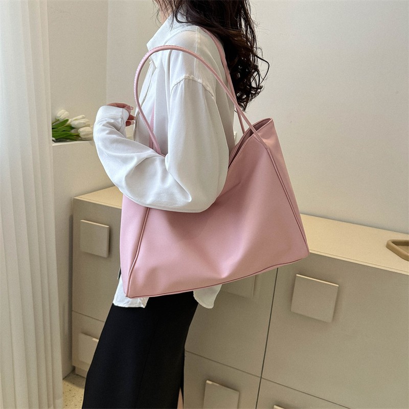 Sweet Large Bag for Women 2025 New Trendy Fashion Spring and Summer Tote Bag Student Class Large Capacity Shoulder Commuter Bag