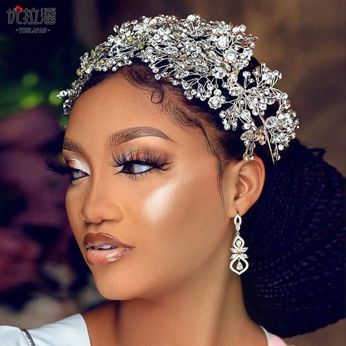 Youlapan bridal headwear European and American cross-border rhinestone handmade rhinestone hair accessories headband jewelry accessories wholesale HP240
