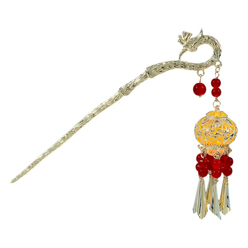 Древний стиль волос с кисточками светящийся фонарь фонарь