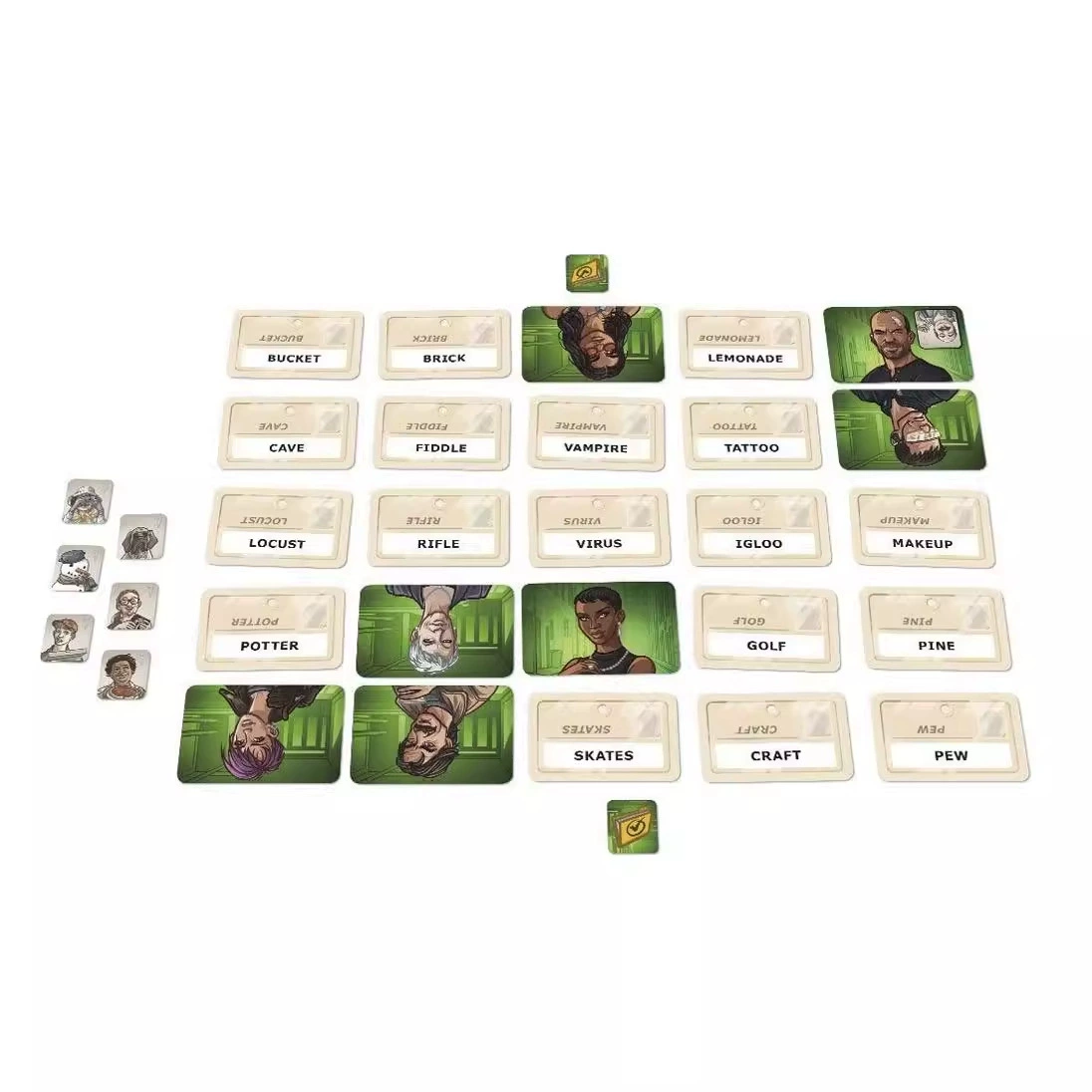 [Игровой набор Codenames duet на Amazon серия行动代号二重奏牌智力]
