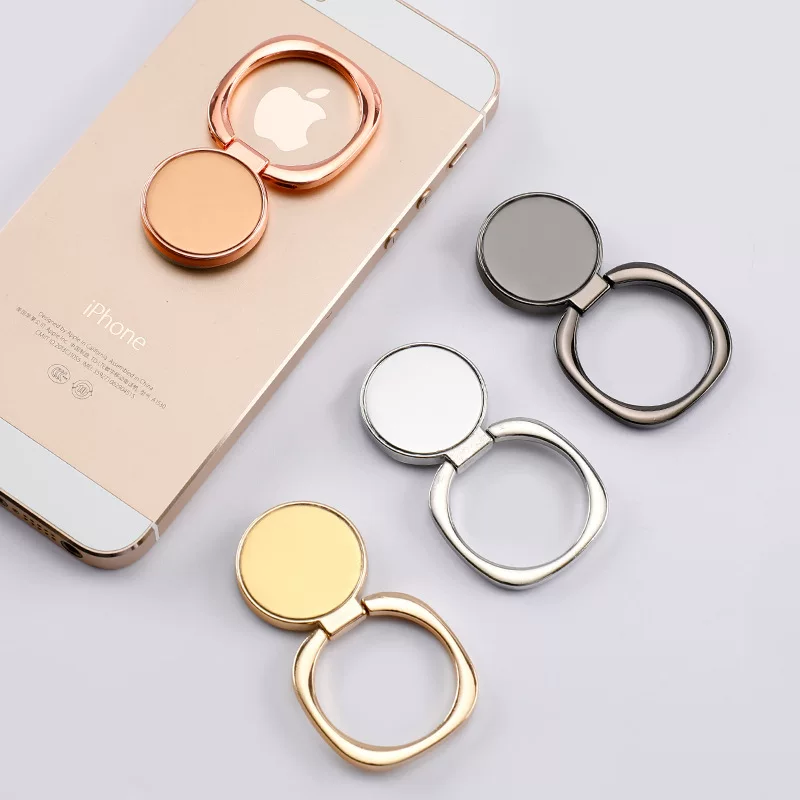 New Macaron solid color ring bracket mobile phone ring buckle 360 rotation desktop stent gift gift