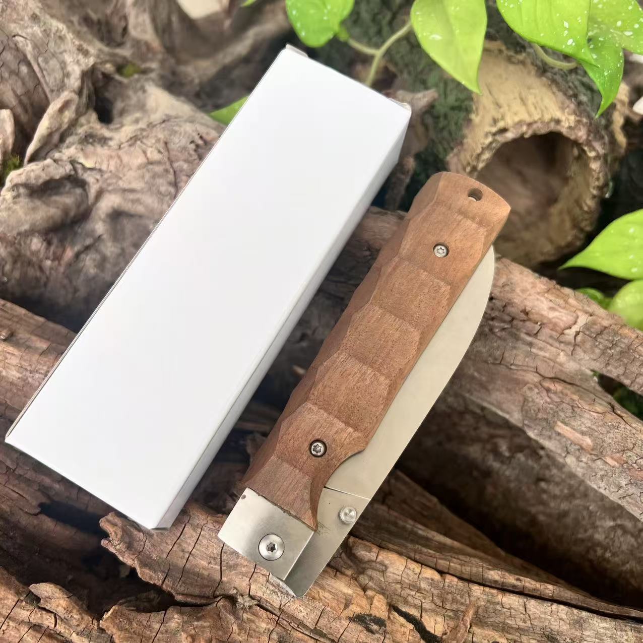 户外露营便携折叠小菜刀厨刀切肉面包刀水果刀高颜值家用刀具盒子