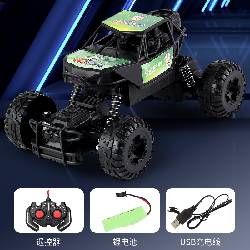 Otte Alliance coche de control remoto de dibujos animados para niños control remoto vehículo todoterreno coche eléctrico recargable coche de escalada paquete pequeño transfronterizo