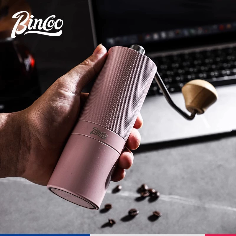 Bincoo ручная кофемолка с кривошипом для зерен, ручная кофемолка для кофе, шестигранный стальной сердечник
