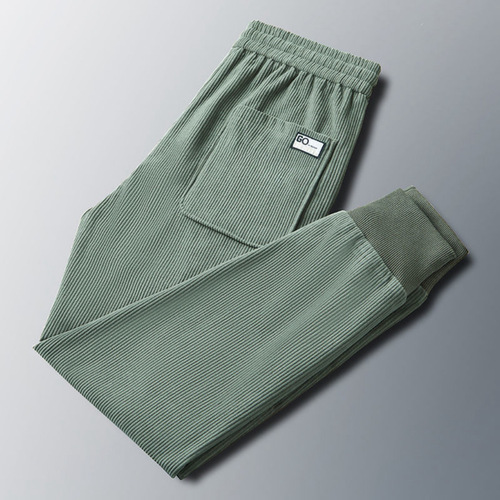All-match casual pants for men, loose-fit straight-leg casual pants, trendy men's ankle-tight pants, all-match Instagram-style Hong Kong-style trendy men's pants.
