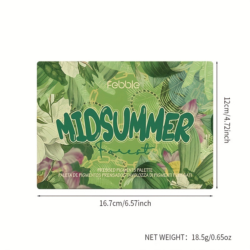 Sombra de ojos transfronteriza USHAS Maquillaje multicolor nacarado mate delicado multiusos que no es fácil de quitar el maquillaje FBF001
