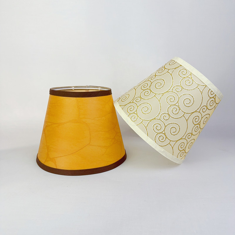 Tela de la lámpara de mesa de noche creativa pantalla tejida dormitorio lámpara de pie Shell PVC pantalla ventas directas de la fábrica