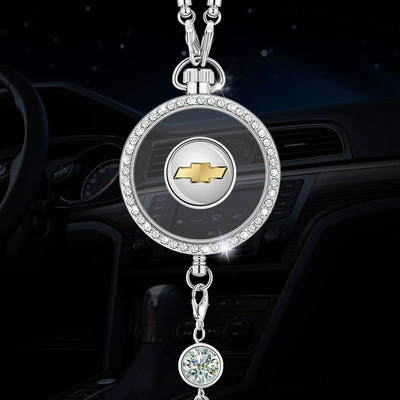 Car Hangings, Aromatherapy Car Accessories, Long-Lasting | Car hanging - chevrolet-week-drill-drop-glue-pendant-with-a-bottle-of-sea-perfume