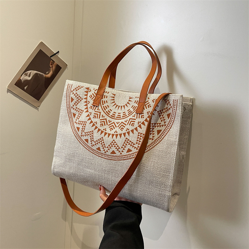 Bolso de mano de gran capacidad para mujer 2023 otoño e invierno nuevo estilo salvaje ins bolso de mensajero de un solo hombro coreano