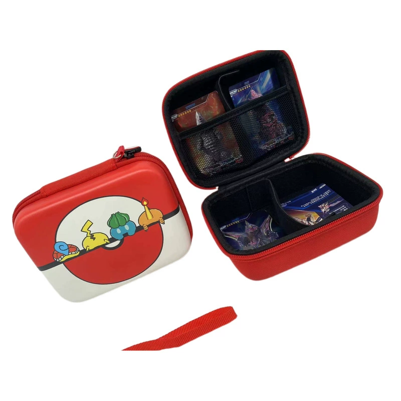 Карточная коробка Pocket Monster, сумка для карт TCG, совместимо с играми Pokemon, настраиваемые карты Pokemon