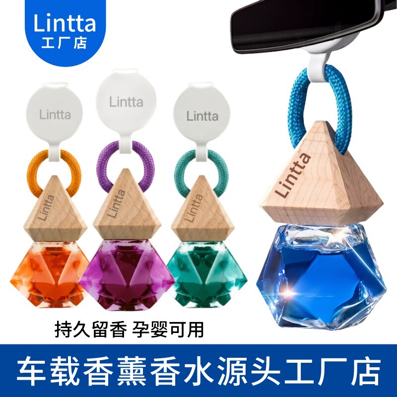 Langlong Same Style Logic Perfume Car Perfume Bit Perfume Easy-Pull Cap Pure Essential Oil Pendant Men's Car Hanging Ornament
