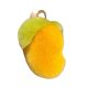 Imitation Rex Rabbit Fur Mango Car Keychain Pendant Ins Cute Plush Doll Doll Bag Pendant Gift