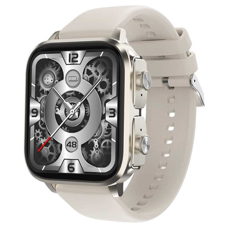 T22 nowy inteligentny zegarek ze słuchawkami TWS dwa w jednym ultra pulsometr ciśnienie krwi sen wielofunkcyjny inteligentny zegarek_voghion.com