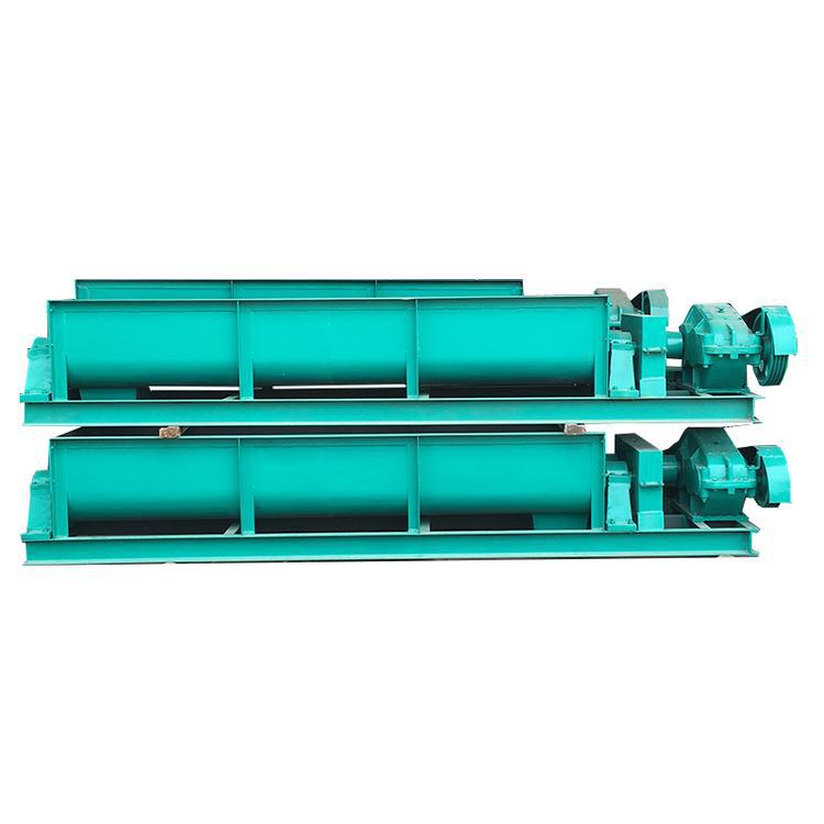 polvo de lodo de carbón de escoria humidificación mezclador horizontal de doble eje mezclador de lodo de ladrillo de tierra fertilizante orgánico mezclador image 6