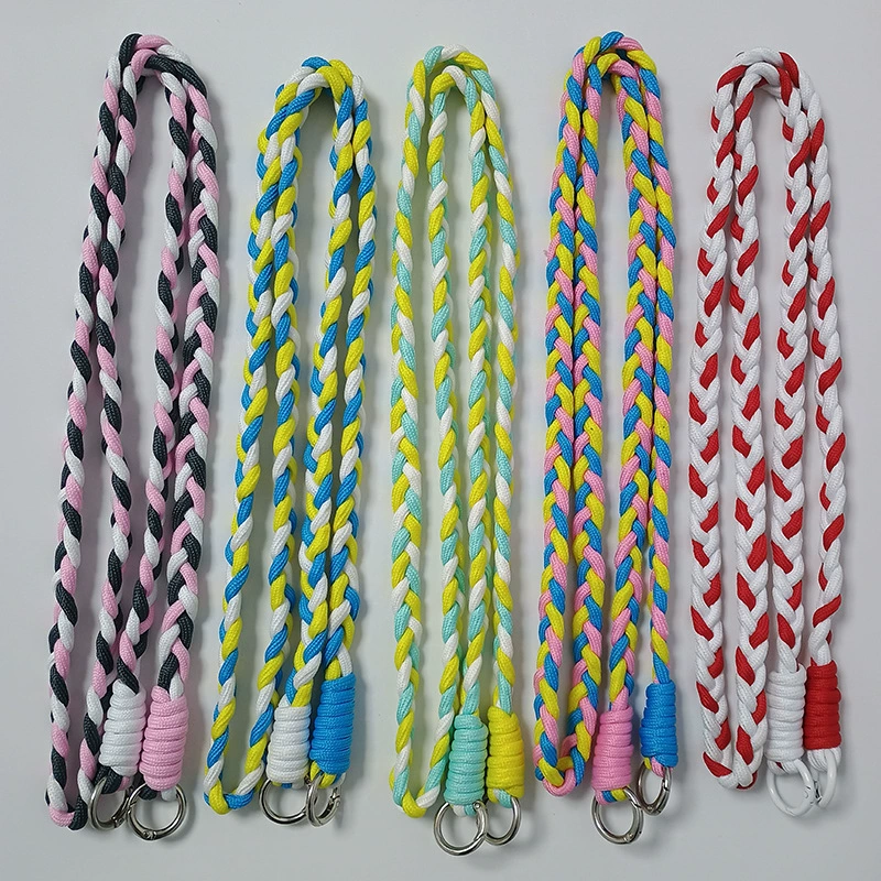 Цветной трос для мобильного телефона простой креативный плетеный канат универсальный чехол для мобильного телефона диагональный кросс универсальный женский телефон