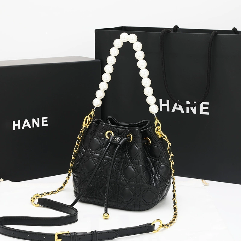 Маленькая сумка через плечо с узором из камней, натуральная кожа, стиль Chanel, сумка на цепочке
