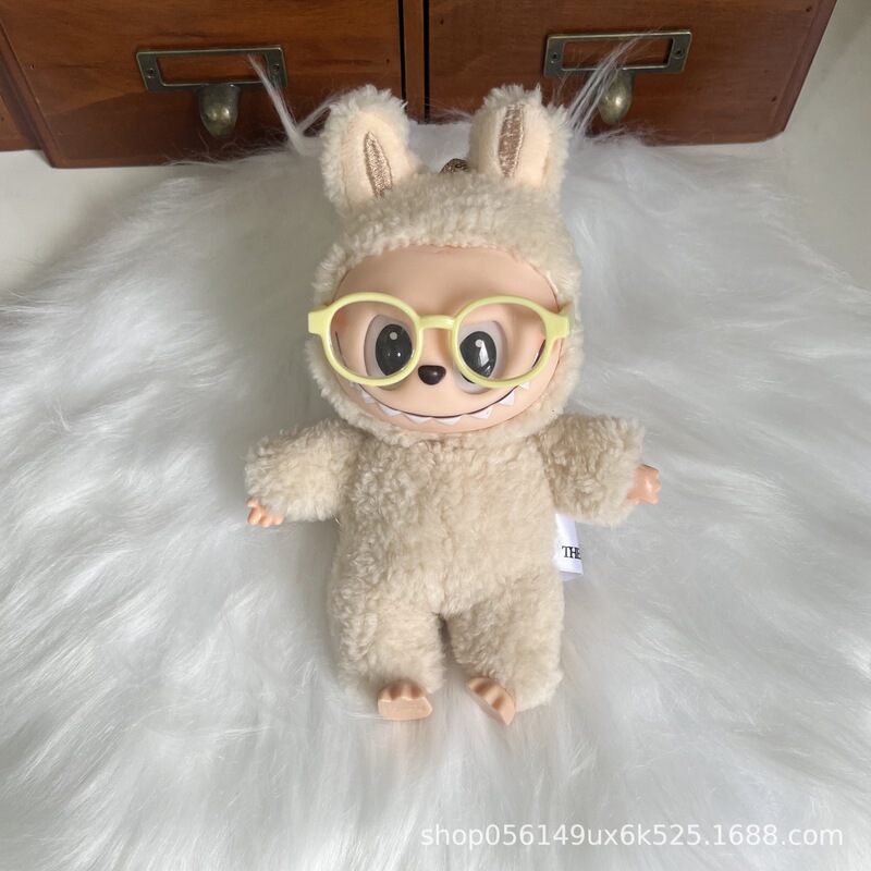 【メガネメーカー】13cm 自虐クマメガネ 10cm コットンドールメガネ ラブブビニールメガネ|undefined