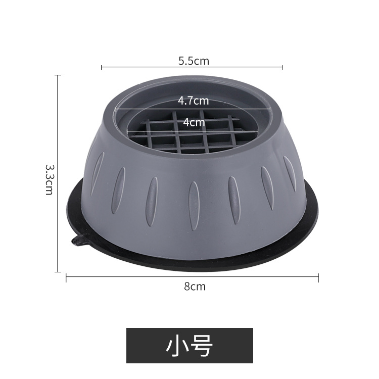 Almohadilla para pies de lavadora pequeña de 8 cm.