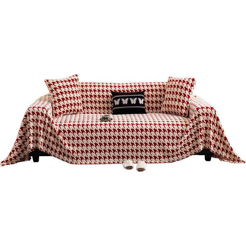 2025 nuevo cojín de sofá ligero de lujo otoño y invierno toallas de sofá cubiertas de seda