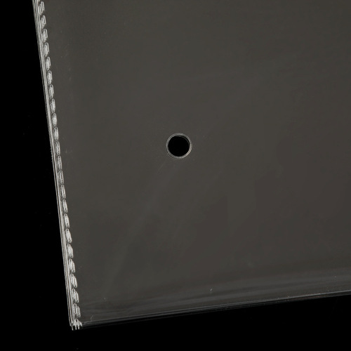 Transparent self-sealing plastic bag, garment packaging bag, PP pressure-sensitive adhesive self-adhesive film bag, 30cm long